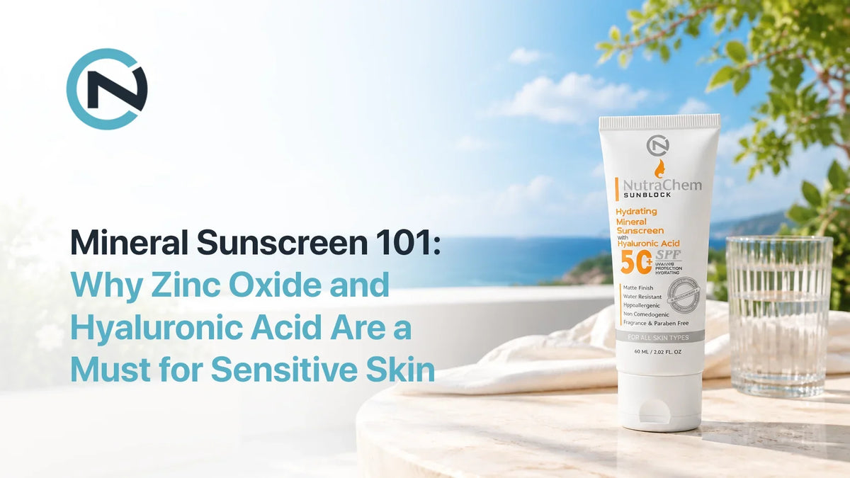 Mineral Sunscreen 101: Why Zinc Oxide and Hyaluronic Acid Are a Must for Sensitive Skin